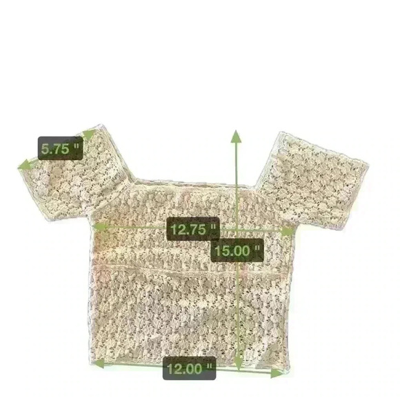 H & M Stretch Lace Crop Top plus Bonus top - Picture 2 of 5